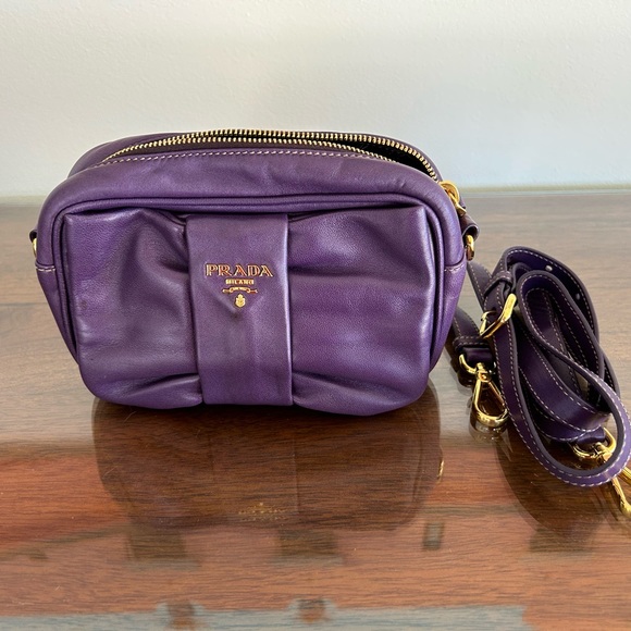 Prada Handbags - Prada Nappa Crossbody Bag